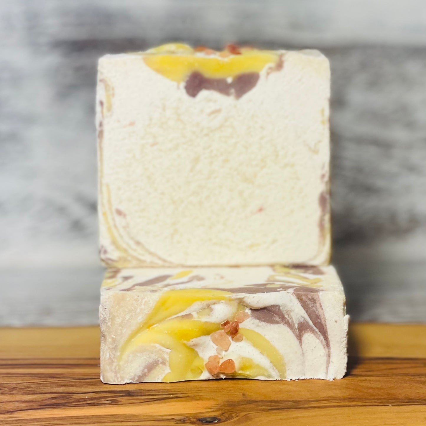 Lemon-Lavender Vegan Sea Salt Soap