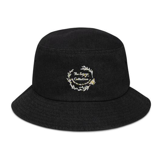 Denim Saroya Collection Bee Bucket Hat